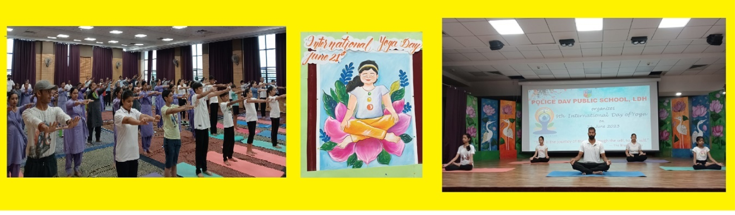 Glimpses of 9th International Day of Yoga Celebration at :